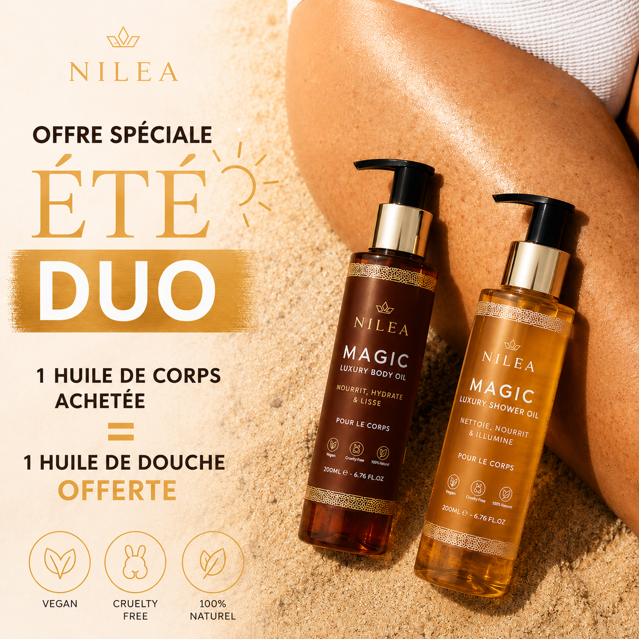 Nilea Magic - Huile De Corps Raffermissante